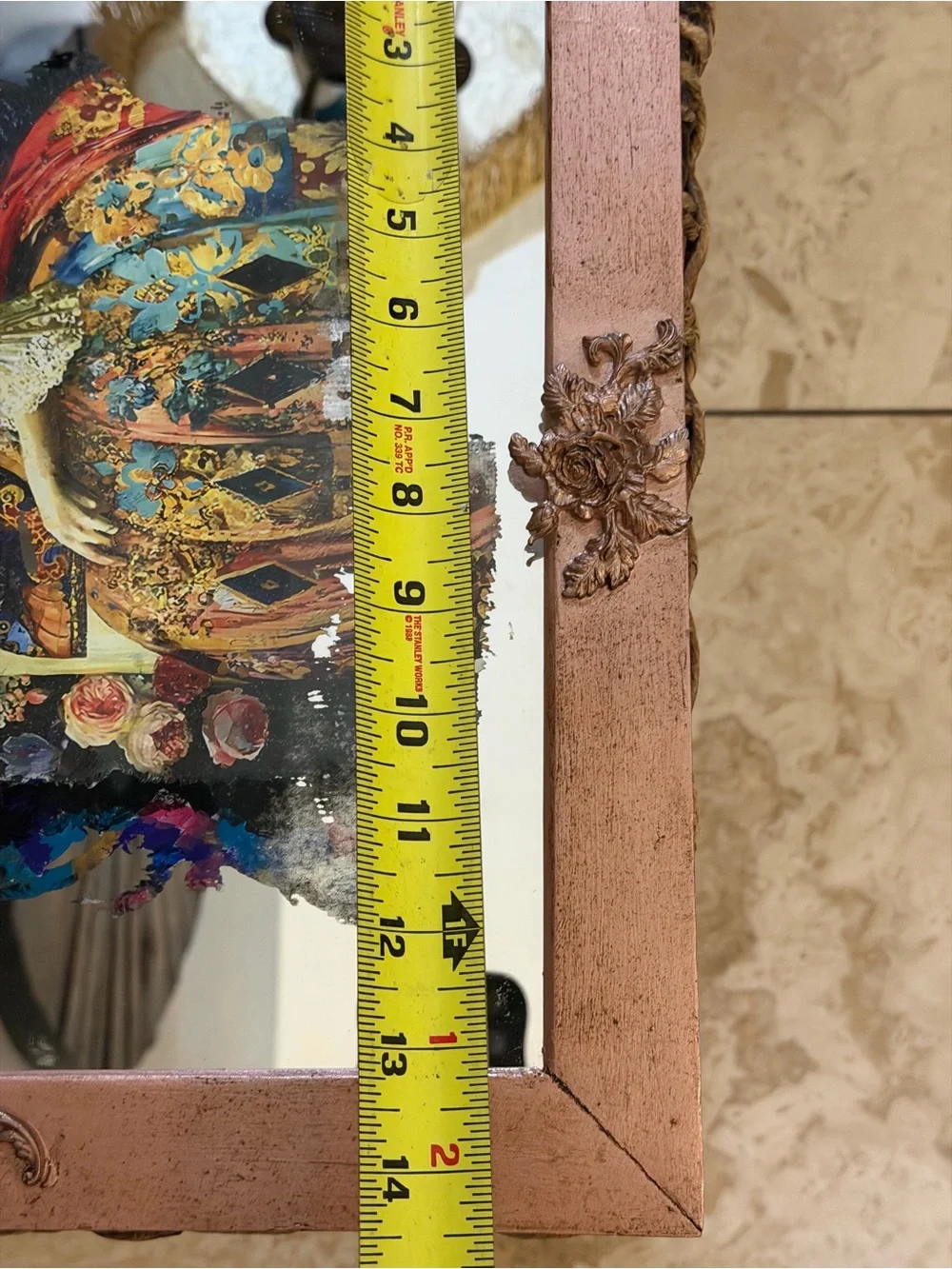 Dance or Commedia dell'arte by Russian Artist Olga Suvorova Hand Crafted Mirro